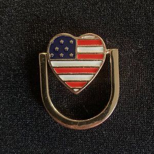 Ring: American and British Flag